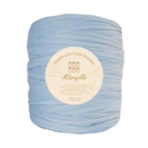 Trapillo pluma azul nube