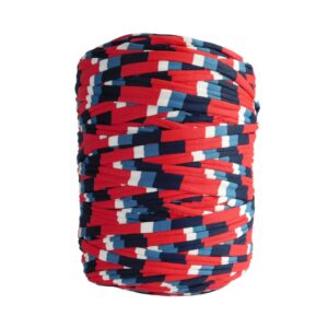 Trapillo pluma rojo - azul kilo