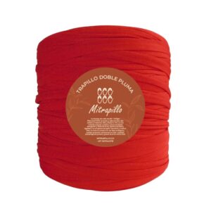 Trapillo doble pluma rojo navidad