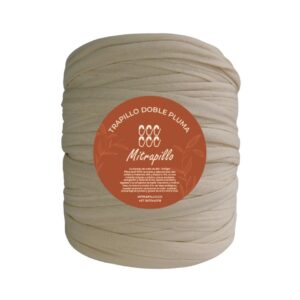 Trapillo doble pluma beige claro