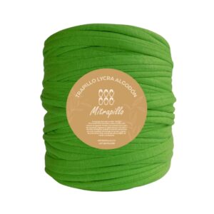 Trapillo algodón licrado verde limón