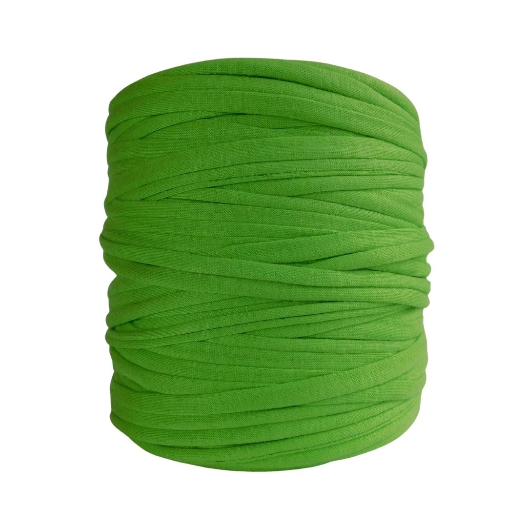 Trapillo algodón licrado verde limón - Imagen 2